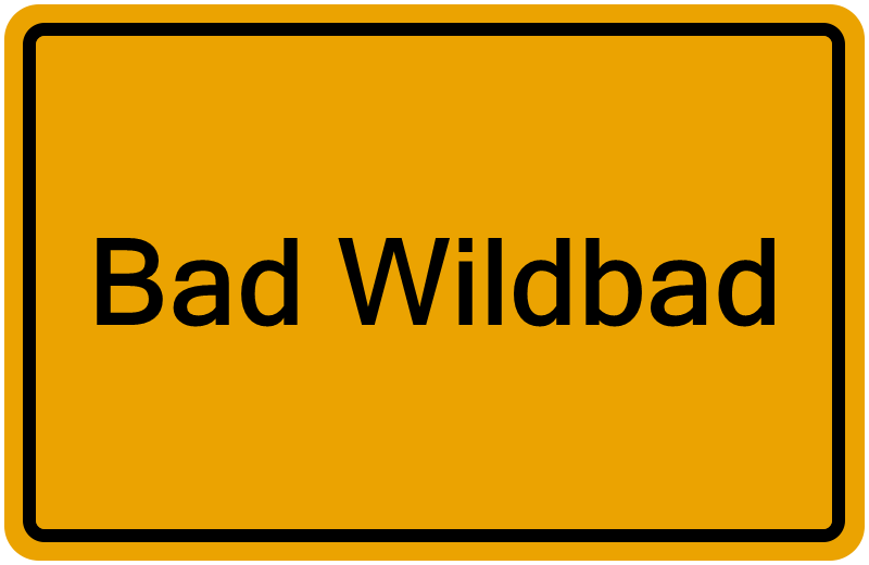 Handelsregisterauszug Bad Wildbad